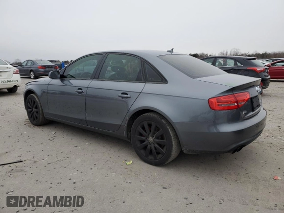 2013 Audi A4 Premium with VIN WAUAFAFL3DN009288, listed as a Copart auction lot 45475885 with 106,170 mi miles and Salvage Title. Bid and sale history available at carsss.com. Image 2.