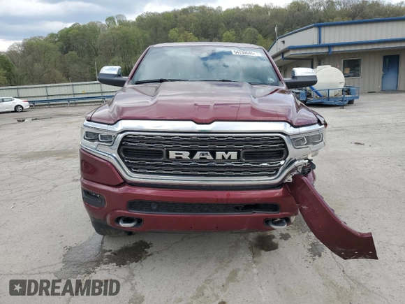 2022 Ram 1500 Limited with VIN 1C6SRFHT0NN307945, listed as a Copart auction lot 54739645 with 76,237 mi miles and Salvage title. Bid and sale history available at DreamBid. Image 5.