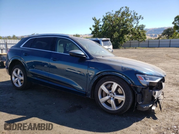 2019 Audi e-tron Prestige with VIN WA1VAAGE1KB010743, listed as a Copart auction lot 58812083 with 31,917 mi miles. Bid and sale history available at carsss.com. Image 4.