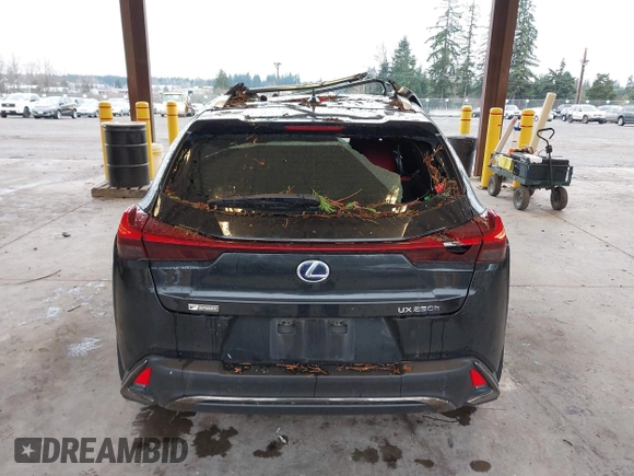 2021 Lexus UX with VIN JTHR9JBH5M2049855, listed as a IAAI auction lot 41237894 with 61,575 mi miles. Bid and sale history available at carsss.com. Image 16.