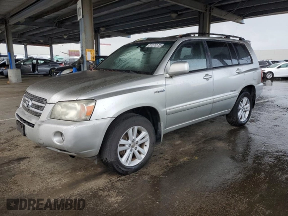 2007 Toyota Highlander Hybrid with VIN JTEGW21A670020064, listed as a Copart auction lot 51275515 with 283,308 mi miles and Clean Title. Bid and sale history available at carsss.com. Image 1.