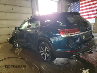 2022 Volkswagen Atlas SE z VIN 1V2LP2CA2NC516728, wystawiony jako Copart lot #41972145 z przebiegiem 61 728 mil mil oraz Szkoda całkowita • Salvage title. Historia ofert i sprzedaży dostępna na DreamBid. Obrazek 2.