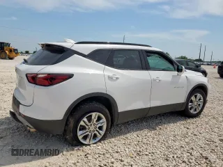 2021 Chevrolet Blazer LT with VIN 3GNKBCRS2MS535720, listed as a Copart auction lot 56637165 with 79,307 mi miles and Salvage title. Bid and sale history available at DreamBid. Image 3.