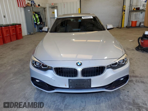 2018 BMW 4 Series 430i with VIN WBA4W3C52JAE64850, listed as a Copart auction lot 82846754 with 28,995 mi miles and Salvage Title. Bid and sale history available at DreamBid. Image 5.