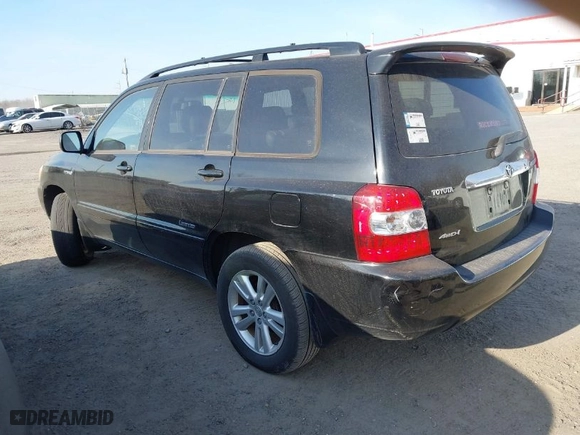 2006 Toyota Highlander Hybrid with VIN JTEEW21A560025410, listed as a IAAI auction lot 41766852 with 173,239 mi miles. Bid and sale history available at carsss.com. Image 3.