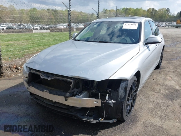 2015 BMW 3 Series 328i with VIN WBA3A5G54FNS83410, listed as a IAAI auction lot 41942681 with 115,340 mi miles. Bid and sale history available at carsss.com. Image 13.