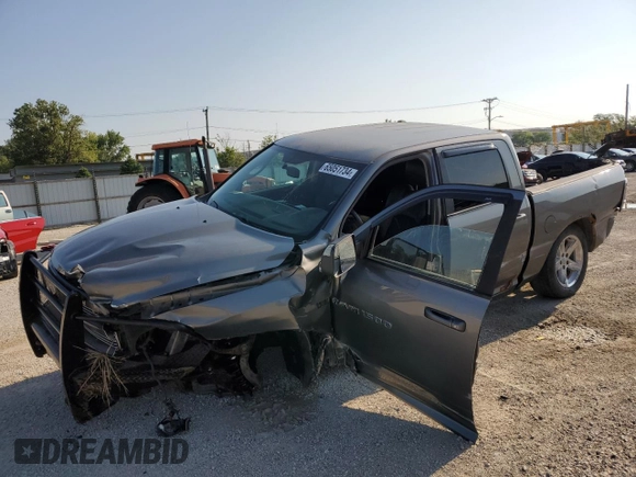 2012 Ram 1500 Sport with VIN 1C6RD7MT5CS203913, listed as a Copart auction lot 65051734 with Not provided miles and Salvage title. Bid and sale history available at DreamBid. Image 1.