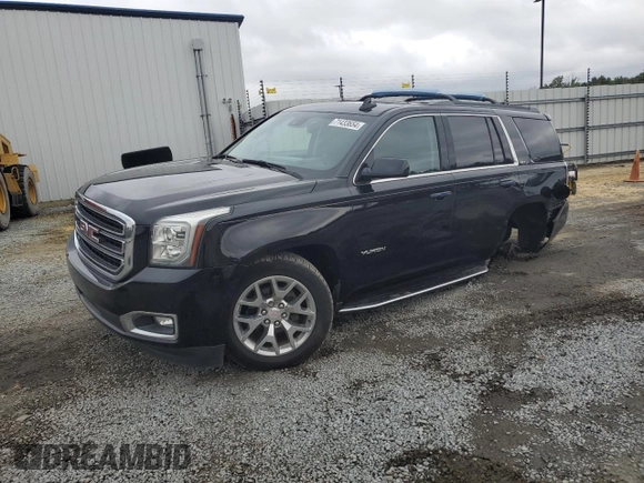 2018 GMC Yukon SLT with VIN 1GKS1BKC2JR314890, listed as a Copart auction lot 71433654 with 95,863 mi miles and Salvage Title. Bid and sale history available at DreamBid. Image 1.