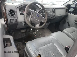 2011 Ford F-250 XL with VIN 1FT7X2A64BEC80083, listed as a Copart auction lot 54929895 with 92,134 mi miles and Salvage title. Bid and sale history available at DreamBid. Image 8.