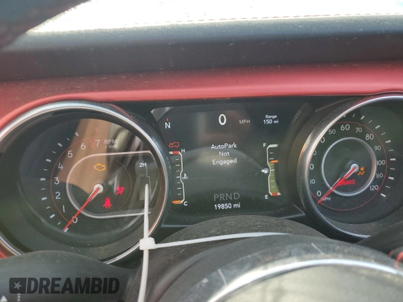 2020 Jeep Wrangler Unlimited Rubicon с VIN 1C4HJXFG4LW239307, выставлен на аукционе Copart как лот 54037595 с пробегом 19 850 миль миль и Списание • Salvage title. История ставок и продаж доступна на DreamBid. Изображение 9.