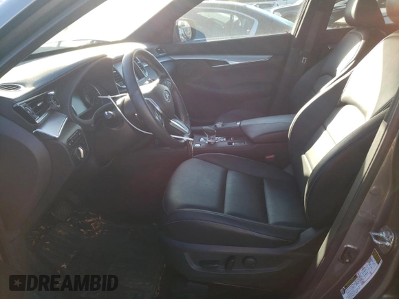 2021 Infiniti QX50 Luxe with VIN 3PCAJ5BB9MF125034, listed as a Copart auction lot 80587444 with 34,106 mi miles and Salvage Title. Bid and sale history available at DreamBid. Image 7.