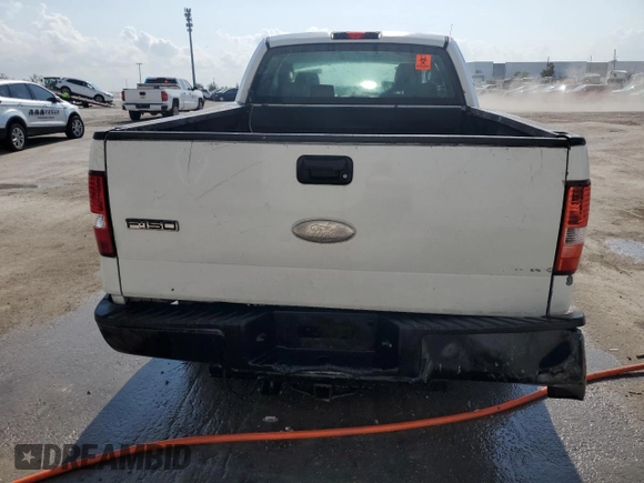 2007 Ford F-150 STX with VIN 1FTRX12W87NA09522, listed as a Copart auction lot 43611105 with Not provided miles and Salvage title. Bid and sale history available at DreamBid. Image 6.