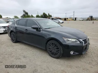 2013 Lexus GS with VIN JTHBE1BL5D5000848, listed as a Copart auction lot 54452145 with 124,299 mi miles and Salvage Title. Bid and sale history available at carsss.com. Image 4.
