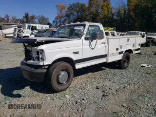 1995 Ford F-350 with VIN 1FDHF37Y3SNA99865, listed as a Copart auction lot 77755884 with 215,799 mi miles and Salvage title. Bid and sale history available at DreamBid. Image 1.