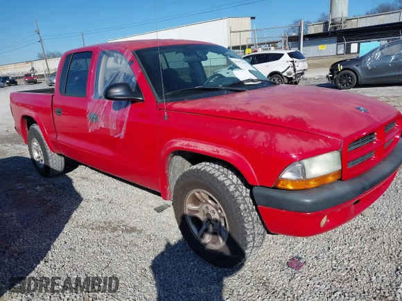 2003 Dodge Dakota Sport with VIN 1D7HL38N73S299948, listed as a IAAI auction lot 41392261 with 271,377 mi miles. Bid and sale history available at carsss.com. Image 1.