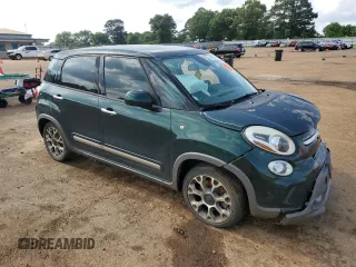 2014 FIAT 500L Trekking with VIN ZFBCFADH6EZ021863, listed as a Copart auction lot 54684315 with 179,874 mi miles and Salvage Title. Bid and sale history available at DreamBid. Image 4.