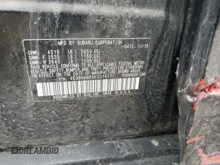 2019 Subaru Legacy z VIN 4S3BNAB65K3016777, wystawiony jako Copart lot #47620755 z przebiegiem 124 836 mil mil oraz Szkoda całkowita • Salvage title. Historia ofert i sprzedaży dostępna na DreamBid. Obrazek 14.