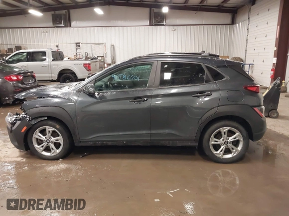 2023 Hyundai Kona SEL with VIN KM8K3CAB1PU939139, listed as a IAAI auction lot 41586601 with 47,984 mi miles and . Bid and sale history available at carsss.com. Image 14.