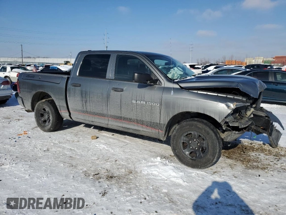 2012 Ram 1500 Tradesman with VIN 1C6RD7KP8CS272794, listed as a Copart auction lot 41654855 with 168,541 mi miles and Salvage title. Bid and sale history available at DreamBid. Image 4.