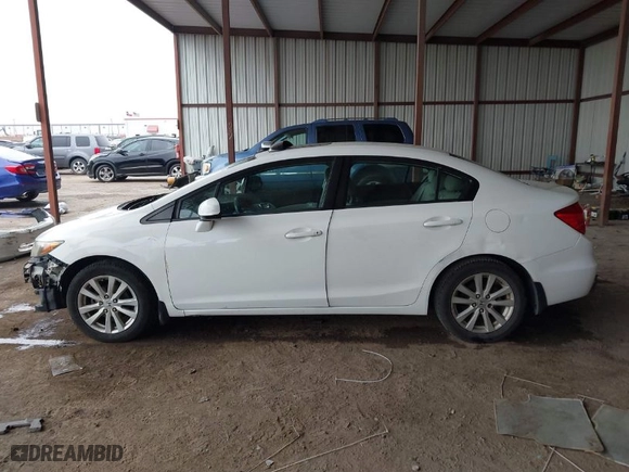 2012 Honda Civic Sdn EX with VIN 19XFB2F84CE106430, listed as a IAAI auction lot 41697714 with 195,874 mi miles. Bid and sale history available at carsss.com. Image 15.
