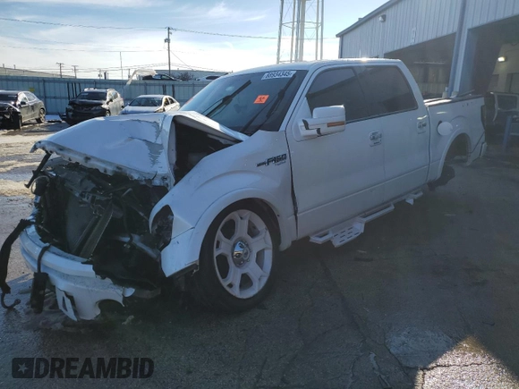 2011 Ford F-150 Lariat with VIN 1FTFW1E64BFA22059, listed as a Copart auction lot 88934345 with 0 mi miles and Salvage Title. Bid and sale history available at carsss.com. Image 1.
