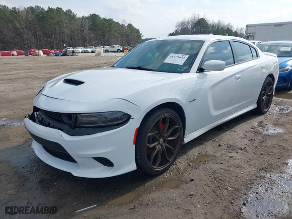 2019 Dodge Charger R/T with VIN 2C3CDXCT8KH652917, listed as a IAAI auction lot 41475652 with 71,117 mi miles. Bid and sale history available at carsss.com. Image 2.