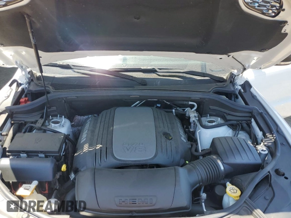 2022 Dodge Durango R/T Plus with VIN 1C4SDJCT0NC107189, listed as a Copart auction lot 58378735 with 44,364 mi miles and Salvage title. Bid and sale history available at DreamBid. Image 12.