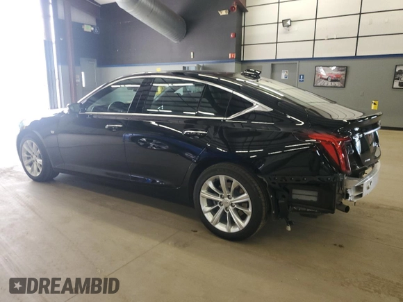 2025 Cadillac CT5 Premium Luxury with VIN 1G6DS5RK3S0108941, listed as a Copart auction lot 65155335 with 11,430 mi miles and Clean title. Bid and sale history available at DreamBid. Image 2.