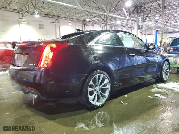 2015 Cadillac ATS Coupe Luxury AWD with VIN 1G6AH1RX4F0115439, listed as a Copart auction lot 38985914 with 232,192 mi miles and Salvage Title. Bid and sale history available at carsss.com. Image 3.