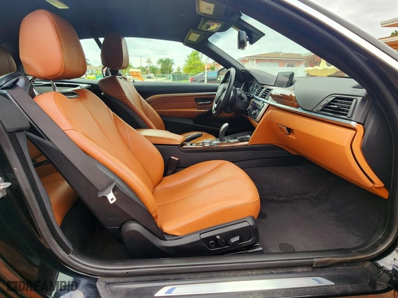 2015 BMW 4 Series 435i xDrive with VIN WBA3T7C56FPW79760, listed as a Copart auction lot 52822115 with 95,605 mi miles and Salvage Title. Bid and sale history available at carsss.com. Image 11.
