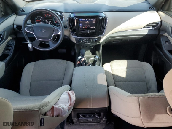 2022 Chevrolet Traverse LS with VIN 1GNERFKW7NJ106700, listed as a Copart auction lot 47775175 with 47,088 mi miles and Salvage Title. Bid and sale history available at carsss.com. Image 8.
