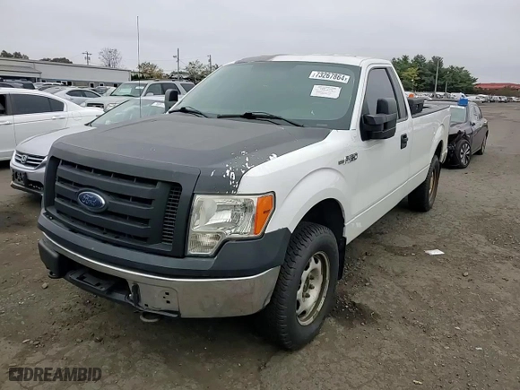 2013 Ford F-150 XL with VIN 1FTNF1EF9DKF21378, listed as a Copart auction lot 73267864 with 97,481 mi miles and Salvage Title. Bid and sale history available at carsss.com. Image 11.