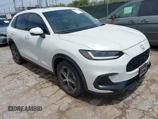 2023 Honda HR-V EX-L with VIN 3CZRZ1H79PM737655, listed as a IAAI auction lot 42361548 with 31,406 mi miles and . Bid and sale history available at DreamBid. Image 1.