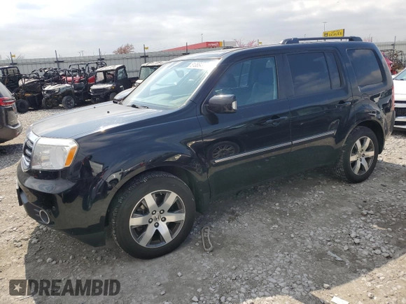 2015 Honda Pilot Touring with VIN 5FNYF4H98FB047850, listed as a Copart auction lot 51388495 with 112,654 mi miles and Salvage Title. Bid and sale history available at carsss.com. Image 1.