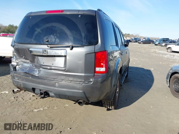 2011 Honda Pilot EX-L with VIN 5FNYF3H66BB018616, listed as a IAAI auction lot 41449001 with 221,499 mi miles and . Bid and sale history available at DreamBid. Image 4.