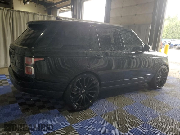 2018 Land Rover Range Rover HSE with VIN SALGS2RK2JA381041, listed as a Copart auction lot 71207444 with 120,346 mi miles and Clean title. Bid and sale history available at DreamBid. Image 3.