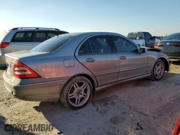 2003 Mercedes-Benz C with VIN WDBRF65JX3F410427, listed as a Copart auction lot 45677345 with Not provided miles and Salvage title. Bid and sale history available at DreamBid. Image 3.
