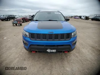 2021 Jeep Compass Trailhawk z VIN 3C4NJDDB9MT590052, wystawiony jako Copart lot #54973695 z przebiegiem 78 522 mil mil oraz Szkoda całkowita • Salvage title. Historia ofert i sprzedaży dostępna na DreamBid. Obrazek 5.