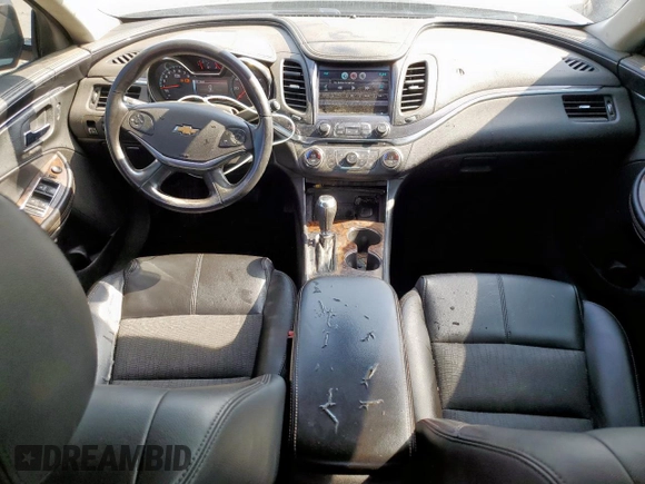 2015 Chevrolet Impala LT with VIN 2G1115SL7F9288421, listed as a Copart auction lot 53839655 with 107,492 mi miles and Salvage Title. Bid and sale history available at DreamBid. Image 9.