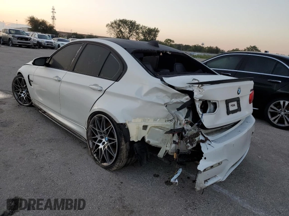 2015 BMW M3 with VIN WBS3C9C59FP805116, listed as a Copart auction lot 65659003 with 105,223 mi miles. Bid and sale history available at carsss.com. Image 2.