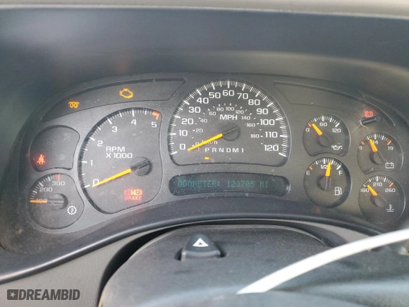 2007 Chevrolet Silverado 2500HD Classic LT1 with VIN 1GCHK23D57F106099, listed as a Copart auction lot 86997194 with 123,705 mi miles and Salvage Title. Bid and sale history available at carsss.com. Image 9.