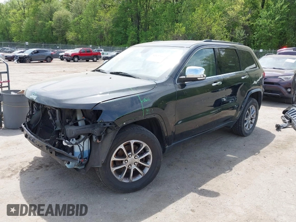 2014 Jeep Grand Cherokee Limited with VIN 1C4RJFBG3EC497939, listed as a IAAI auction lot 42127152 with 112,095 mi miles and . Bid and sale history available at DreamBid. Image 2.