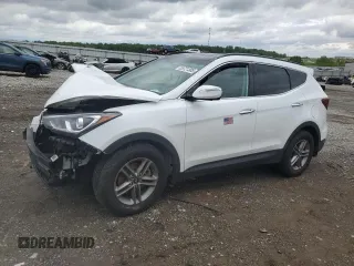 2018 Hyundai Santa Fe 2.4L with VIN 5NMZU3LB1JH089895, listed as a Copart auction lot 55721305 with 89,453 mi miles and Salvage title. Bid and sale history available at DreamBid. Image 1.