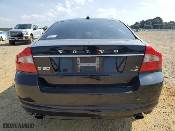 2009 Volvo S80 3.0L Turbo with VIN YV1AH992091094937, listed as a Copart auction lot 68604674 with 124,300 mi miles and Salvage Title. Bid and sale history available at carsss.com. Image 6.