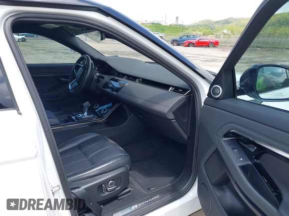 2021 Land Rover Range Rover Evoque R-Dynamic SE z VIN SALZL2FX8MH123737, wystawiony jako IAAI lot #42148598 z przebiegiem 22 331 mil mil oraz . Historia ofert i sprzedaży dostępna na DreamBid. Obrazek 5.