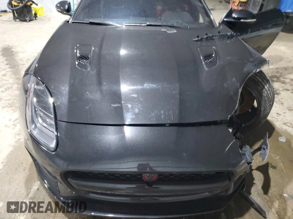 2018 Jaguar F-Type with VIN SAJD51EEXJCK51042, listed as a Copart auction lot 84990464 with 53,400 mi miles and Salvage Title. Bid and sale history available at DreamBid. Image 11.