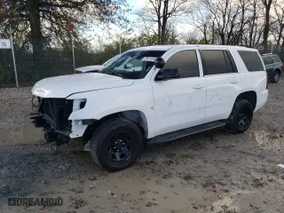 2020 Chevrolet Tahoe Commercial with VIN 1GNSKDEC8LR240143, listed as a Copart auction lot 79911654 with 99,084 mi miles and Salvage Title. Bid and sale history available at carsss.com. Image 1.