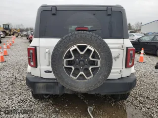 2023 Ford Bronco with VIN 1FMEE5BPXPLB65282, listed as a Copart auction lot 85742694 with 36,520 mi miles and Salvage Title. Bid and sale history available at carsss.com. Image 6.