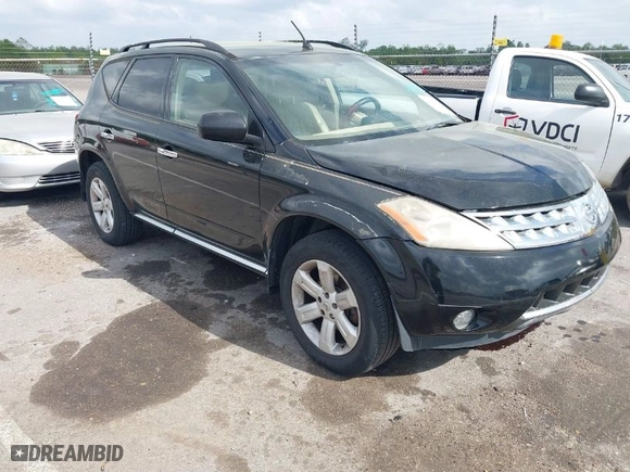 2006 Nissan Murano SL with VIN JN8AZ08T06W411157, listed as a IAAI auction lot 41957424 with 121,902 mi miles. Bid and sale history available at carsss.com. Image 1.
