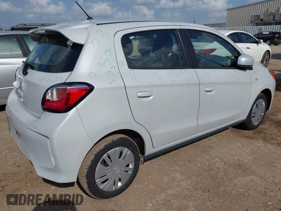 2024 Mitsubishi Mirage ES z VIN ML32AUHJ0RH024777, wystawiony jako IAAI lot #42548839 z przebiegiem 16 609 mil mil oraz . Historia ofert i sprzedaży dostępna na DreamBid. Obrazek 4.